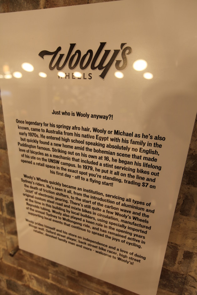 Share your story! This rather wordy sign won&rsquo;t be ready by everyone, but is a great way to inform and entertain customers who may be waiting for a repair or whatever.